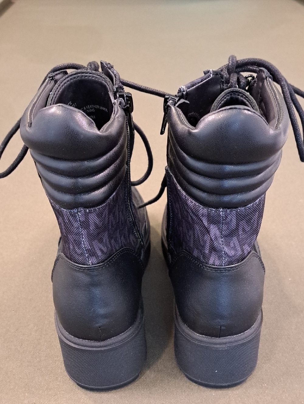 Steve Madden Hiker Boot - Color: Black Multi - Size: 8.5 - Picture 6 of 11